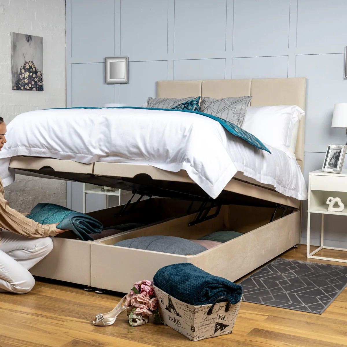3 Panel Ottoman Divan Bed - Image 6