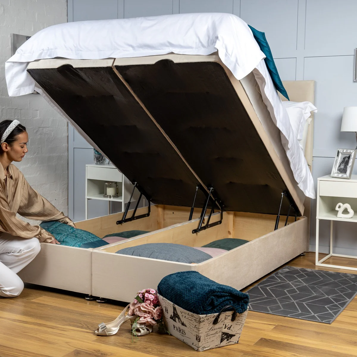 3 Panel Ottoman Divan Bed - Image 7