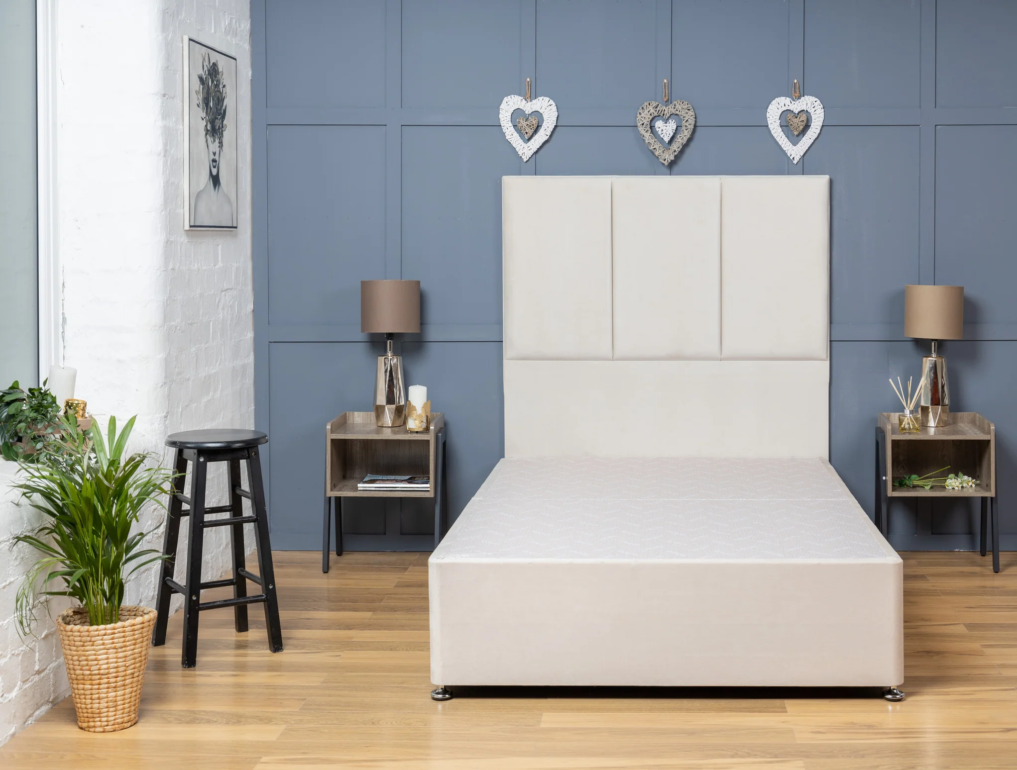 3 Panel Divan Bed Set With Mattress Options - Image 4