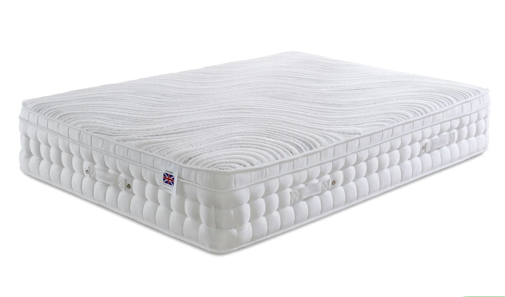 Everest Swirl Handstitched Pillowbox 2000 Pocket Natural Mattress Soft - Image 3