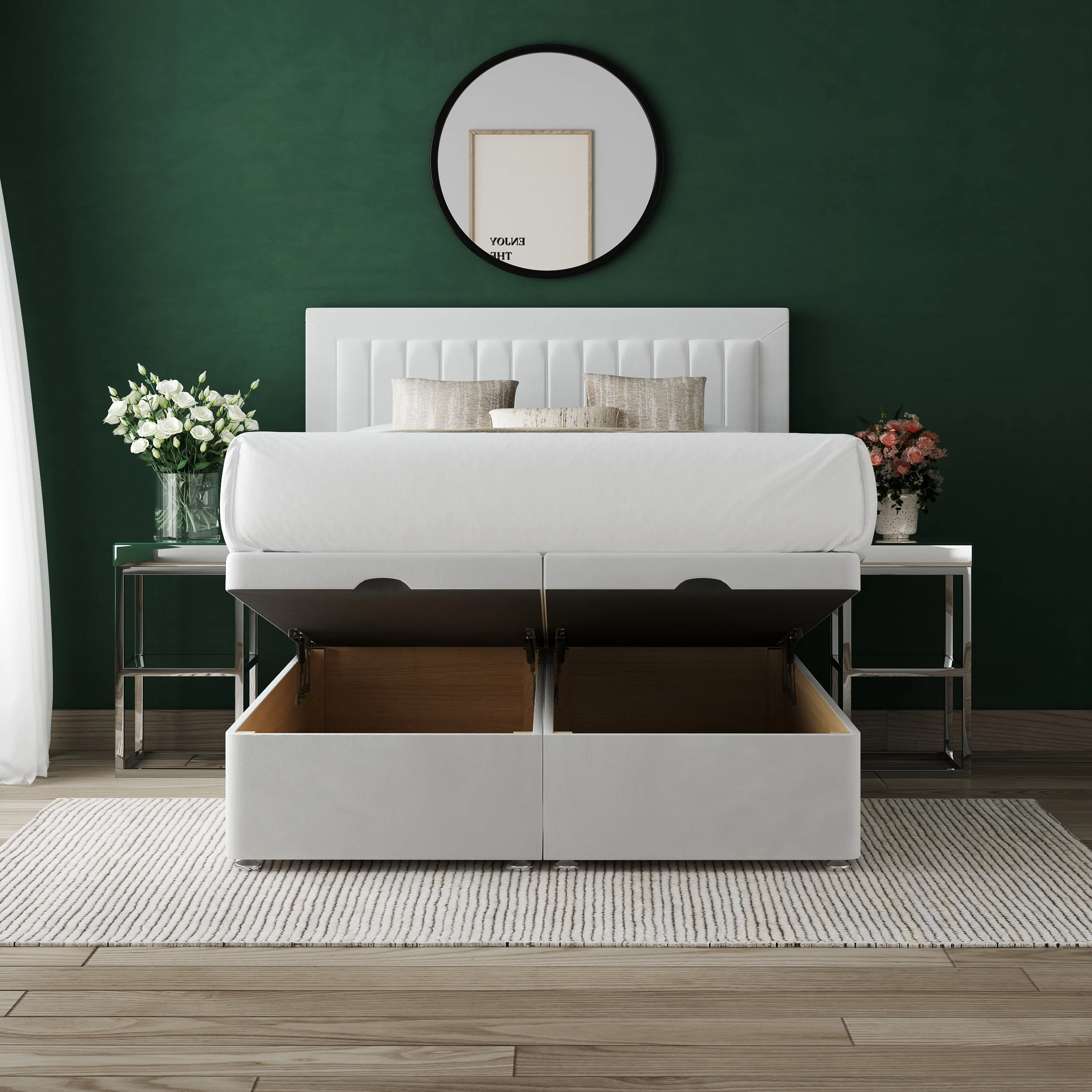 Olivia 12 Bumper Ottoman Divan Bed - Image 2