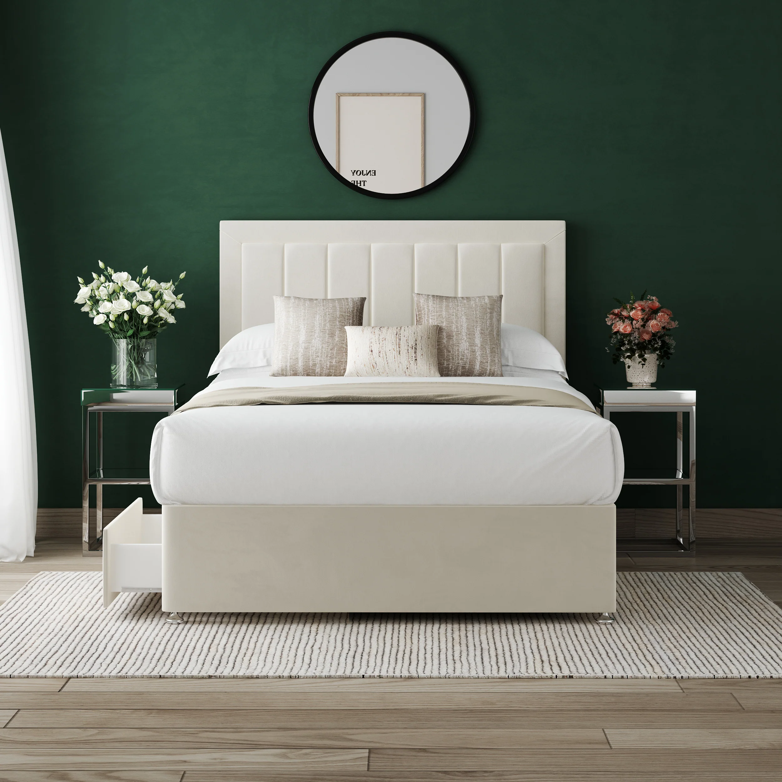 Olivia 7 Divan Bed Set with Mattress Options - Image 2