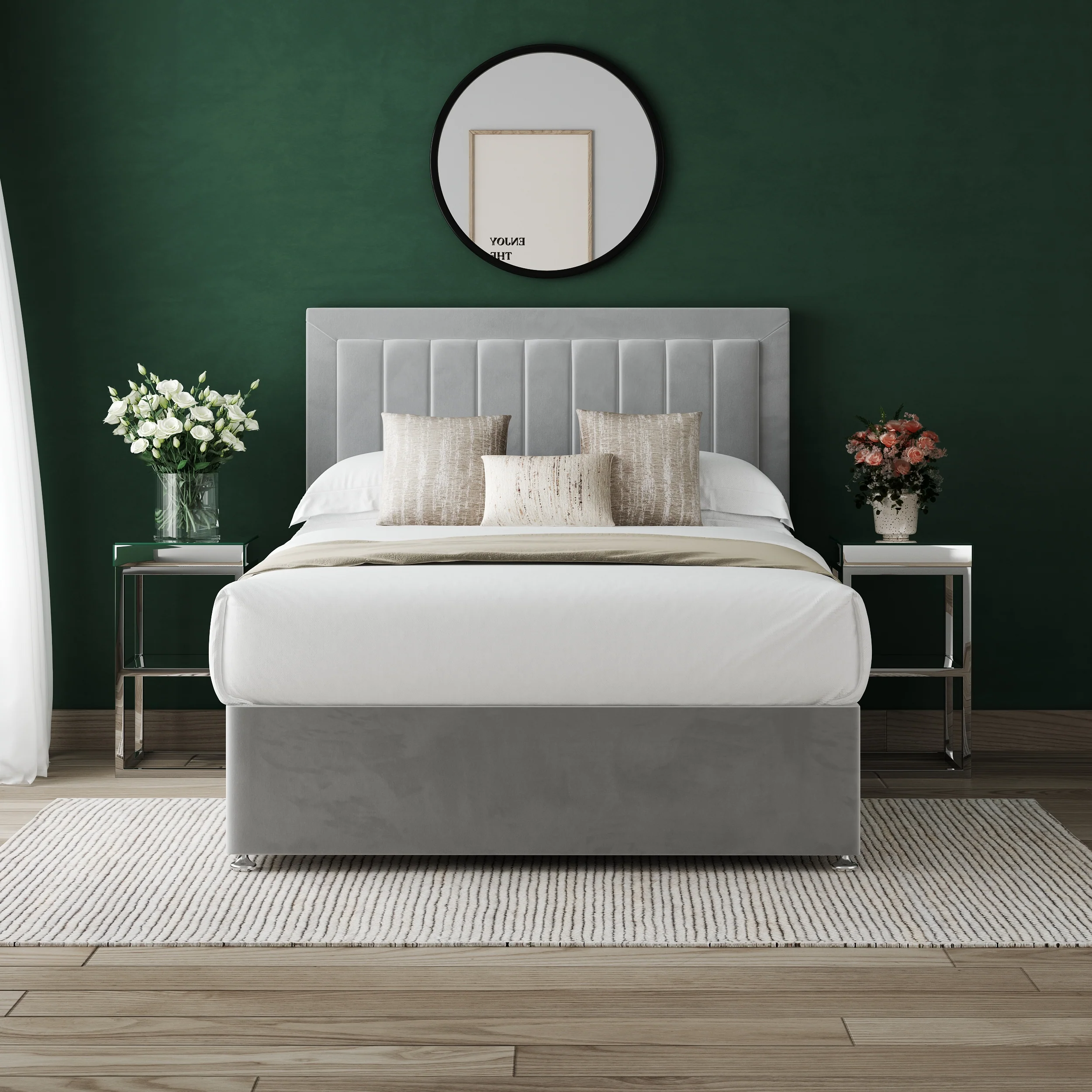 Olivia 9 Divan Bed Set with Mattress Options - Image 2