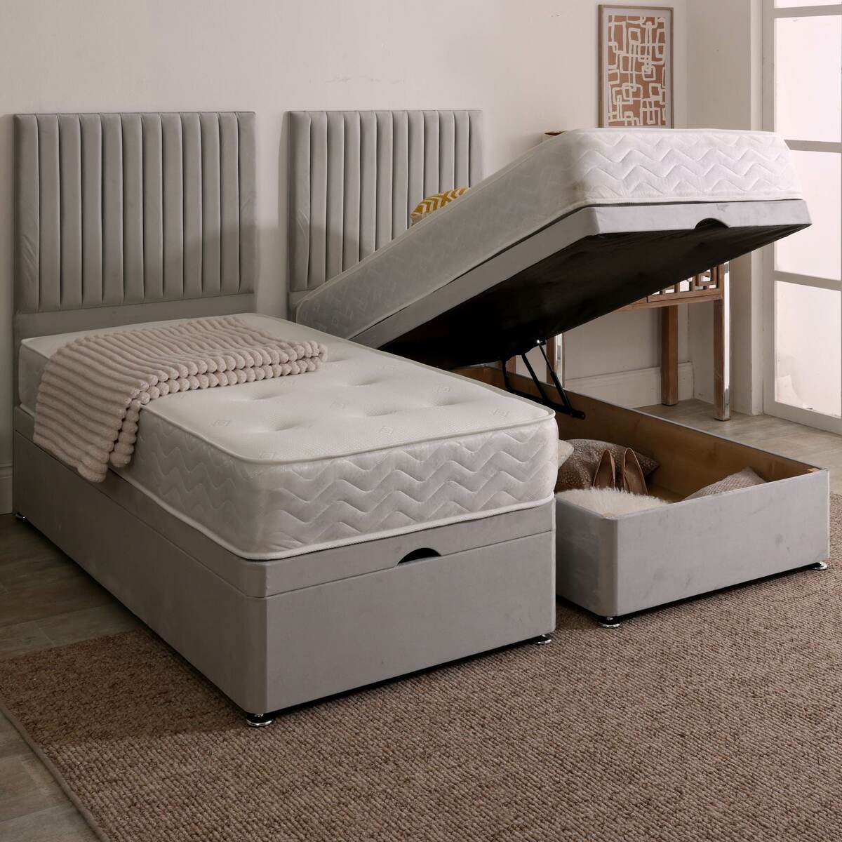 Orthopaedic Firm Zip and Link Ottoman Divan Set - Image 4
